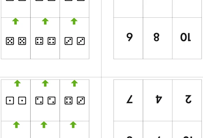 wendekarten wuerfelbilder • Wendekarten Würfelmengen