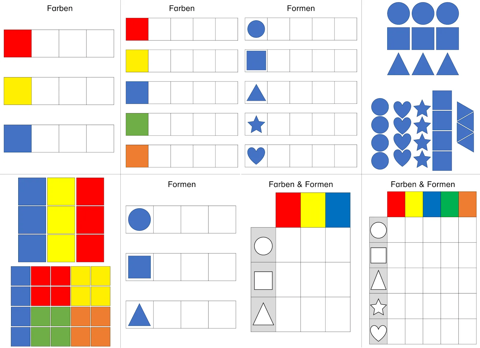 aufgabenmappen farben formen • Aufgabenmappen Farben und Formen aufgabenmappen farben formen • Aufgabenmappen Farben und Formen