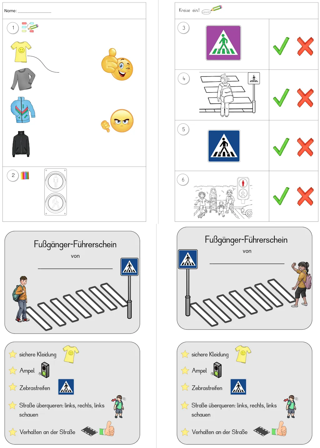 fussgaengerfuehrerschein • Fußgängerführerschein