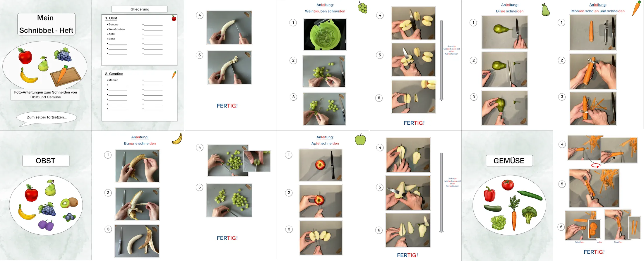 hauswirtschaft schnibbel heft • Schnibbel-Heft