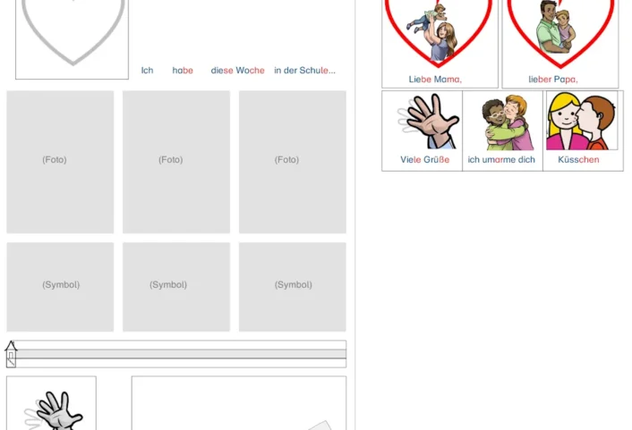 ich schreibe einen brief raster • Downloads