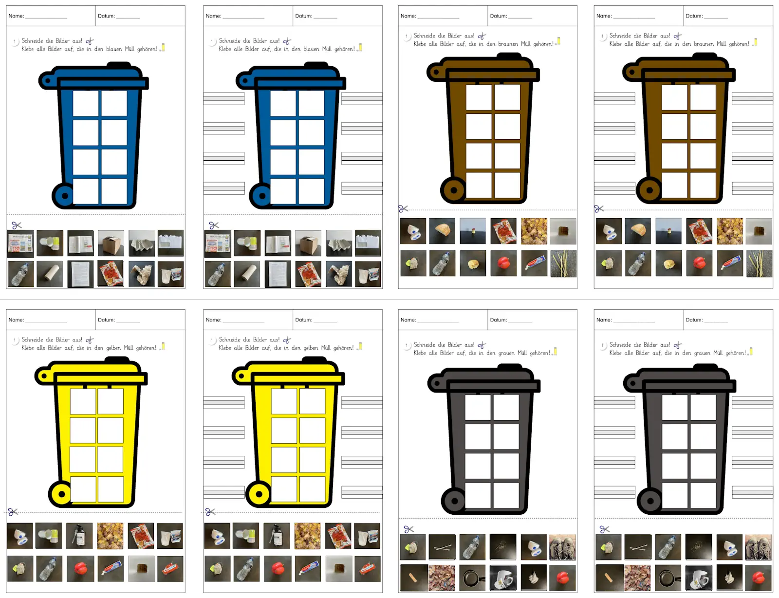 muelltonnen • Mülltrennung muelltonnen • Mülltrennung