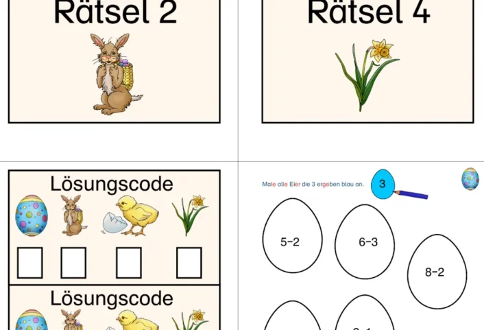 oster escaperoom subtraktion • Oster Escape Room - Subtraktion