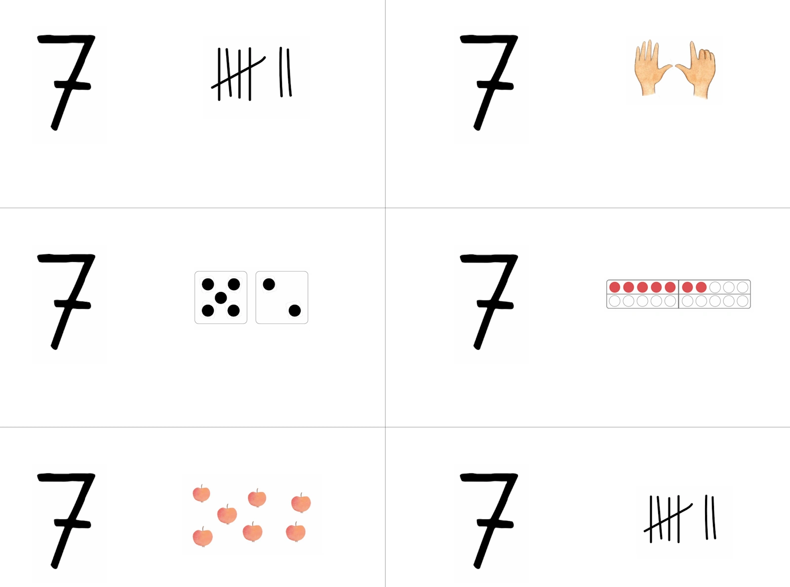 wsc go menge 7 • Darstellung Menge 7