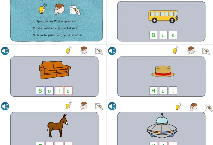 wsc go schuettelwoerter lautgetreu 1 3 • Schüttelwörter lautgetreu - Worksheet Go!
