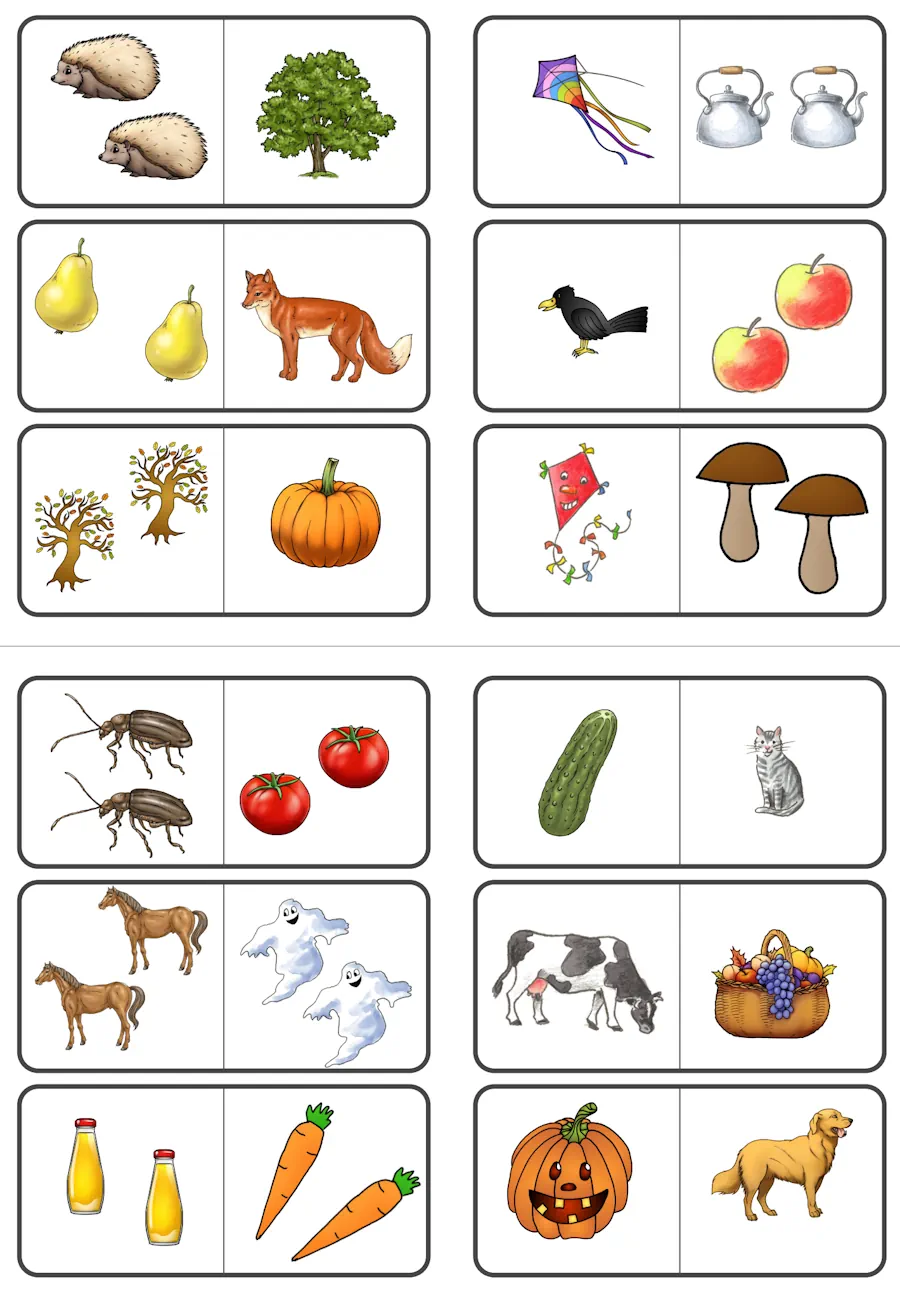 zr02 herbstdomino mit bildern • Domino ohne Zahlen ZR 2
