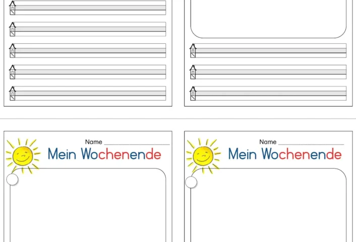 mein wochenende differenziert • Downloads