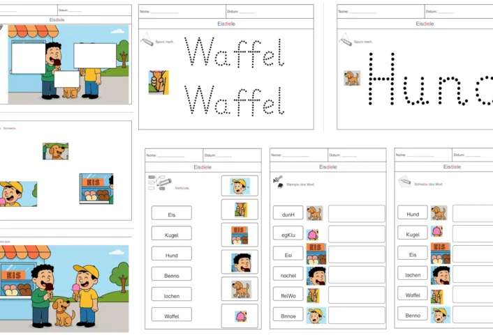 bildergeschichte benno und navid &bull; Bildergeschichte - Benno & Navid in der Eisdiele