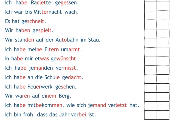 silvester fragebogen ja nein &bull; Silvester Fragebogen
