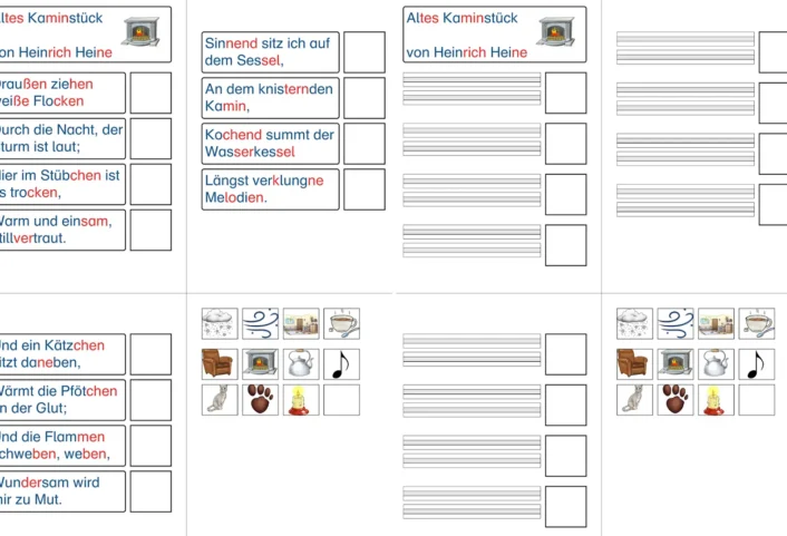 wintergedicht altes kaminstueck tafel &bull; Wintergedicht Altes Kaminstück