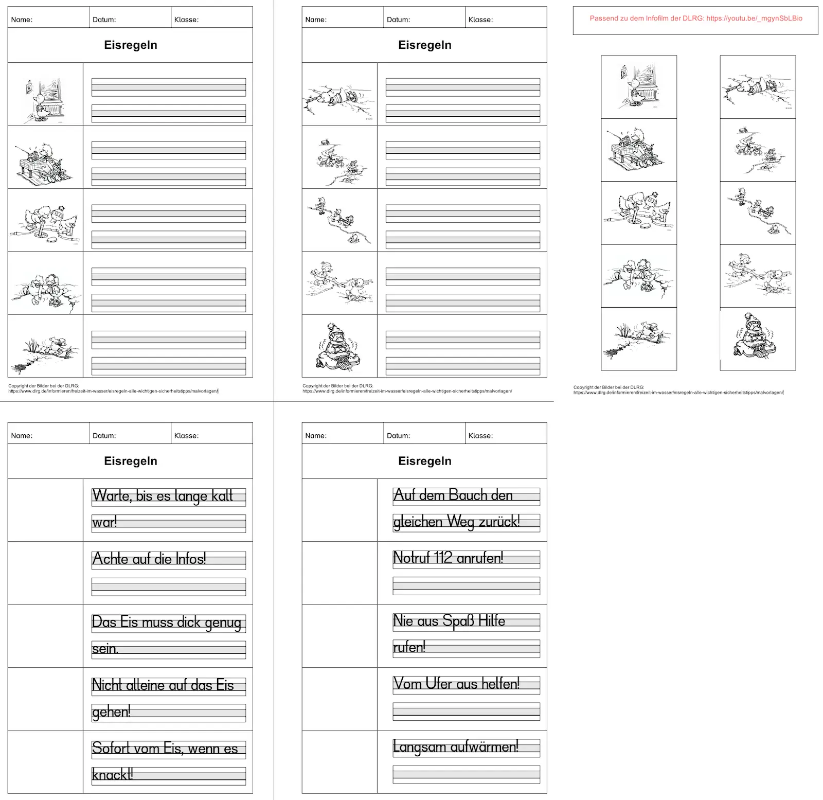 ab eisregeln der dlrg &bull; Regeln beim Betreten von Eisflächen