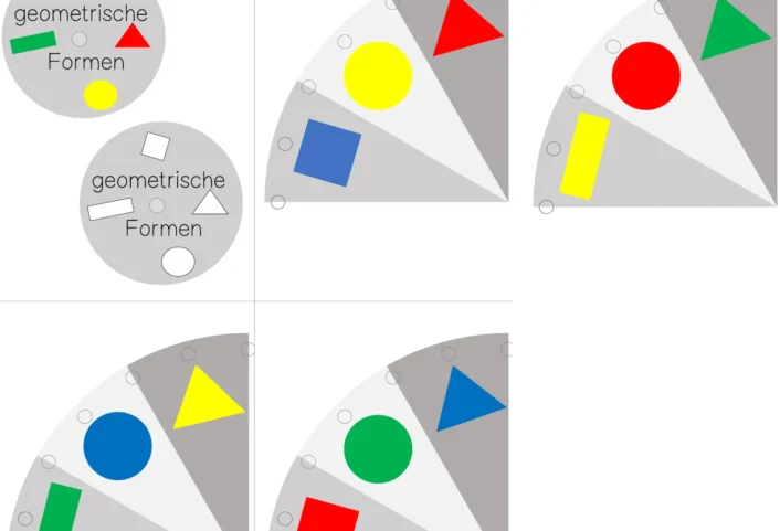 gluecksrad geometrische formen &bull; Glücksrad geometrische Formen